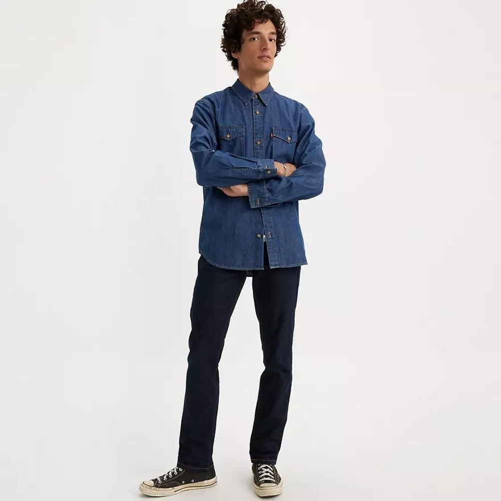 Levi's‎ 511 Slim Fit Jeans W33 L32 Dark Wash Stretch Denim Classic Modern Fit